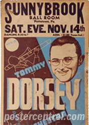 Tommy Dorsey concert poster